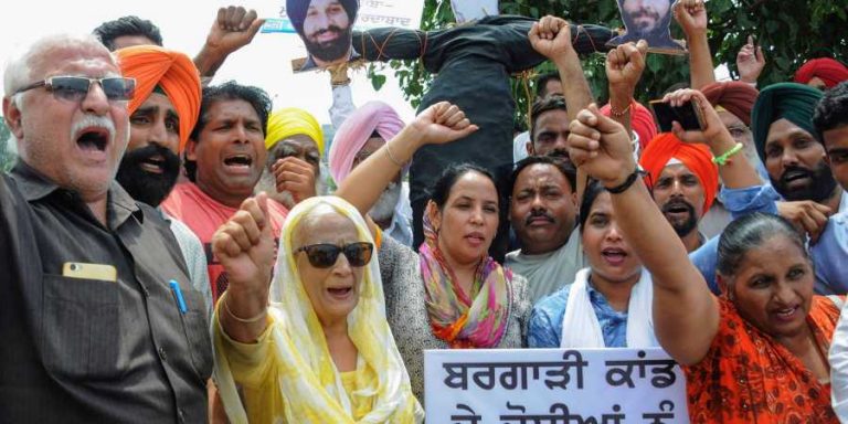 Punjab sacrilege protest